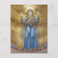 Die Jungfrau Orans Byzantinisches Mosaik-Orthodoxe