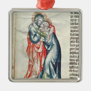 Die Jungfrau und der Christus, von der Ornament Aus Metall