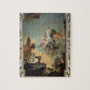 Die Jungfrau von Carmel das Schulterblatt gebend