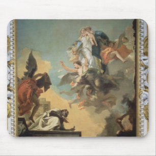 Die Jungfrau von Carmel das Schulterblatt gebend Mousepad