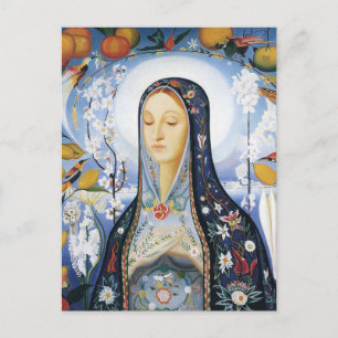 Die Jungfrau von Joseph Stella Postkarte