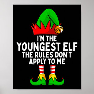 Die jüngste Elf, die Familie zu Weihnachten passt Poster