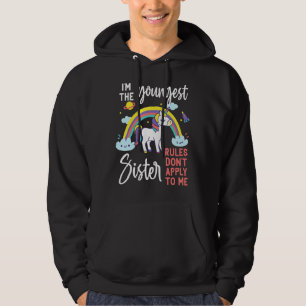 Die jüngsten Schwesterregeln gelten nicht für mich Hoodie