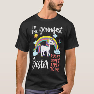 Die jüngsten Schwesterregeln gelten nicht für mich T-Shirt