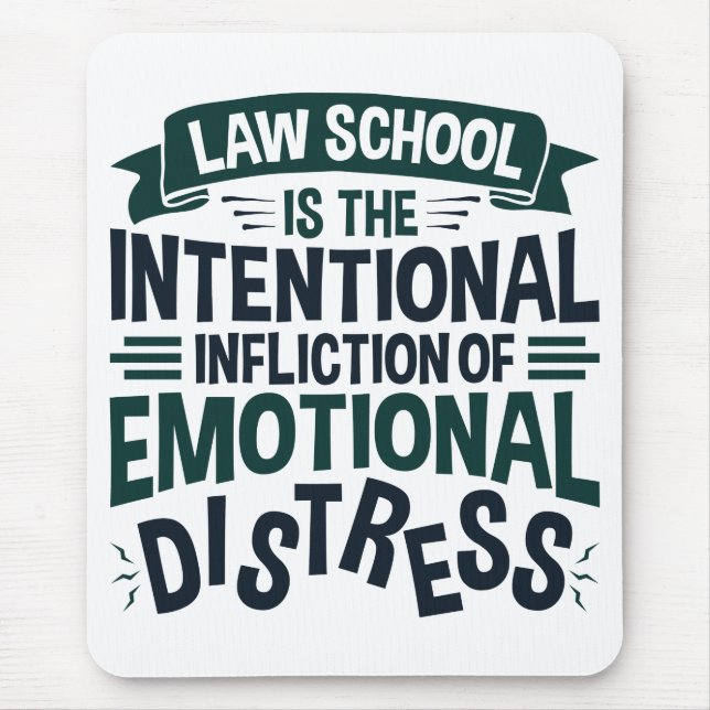 Die juristische Fakultät ist die vorsätzliche Notl Mousepad (Vorne)