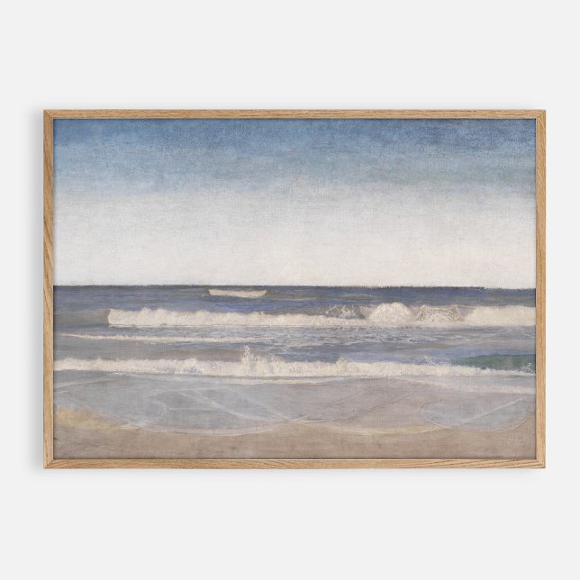 Die Jutland-Seenlandschaft , Vintages Öl Poster (Von Creator hochgeladen)