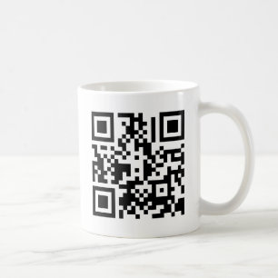 Die Kaffee-Tasse QR Würfel-  Kaffeetasse