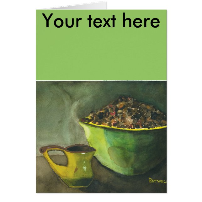 Die Kaffeebowl Kaffeebohnen aus dem Dampfbad (Vorne)