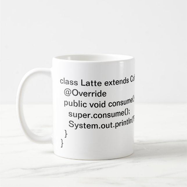 Die Kaffeererbschaft Kaffeetasse (Links)