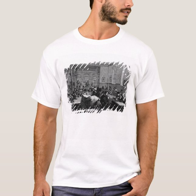 Die Kaffeestube des Arbeiters T-Shirt (Vorderseite)
