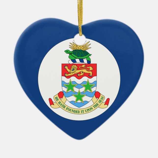 Die Kaimaninseln Keramikornament (Vorne)