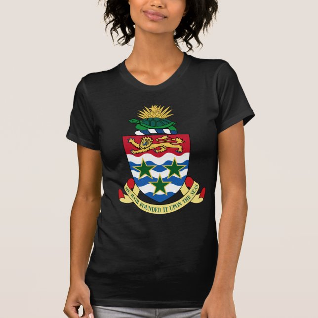 Die Kaimaninseln-Wappen T-Shirt (Vorderseite)