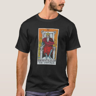 Die Kaiser-Tarot-Karte okkult glaubt, Weiße T-Shirt