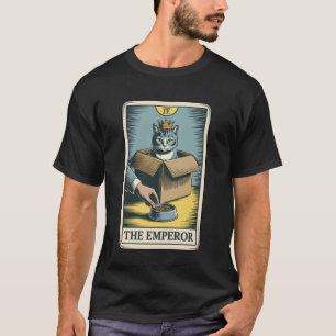 Die Kaiser-Tarotkarte Katze in Box Futterschüssel T-Shirt
