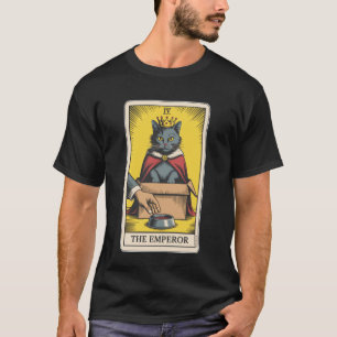 Die Kaiser-Tarotkarte Katze in der Box Futterschüs T-Shirt