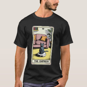 Die Kaiserin Roboter Staubsauger Katze Lustige Tar T-Shirt