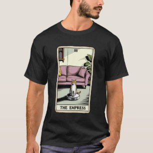 Die Kaiserin Tarot Karte Katze Roboter Staubsauger T-Shirt