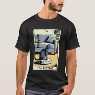 Die Kaiserin Tarot Karte Katze Roboter Staubsauger T-Shirt