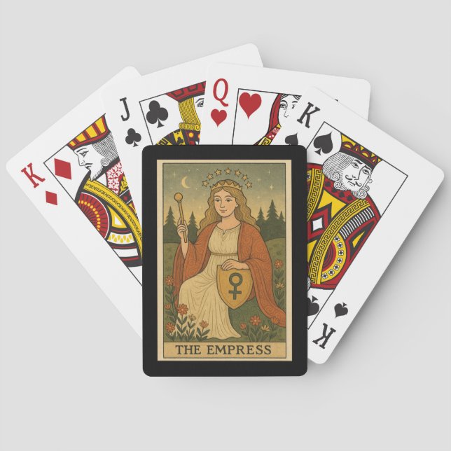 Die Kaiserin Tarot Unisex Spielkarten (Rückseite)