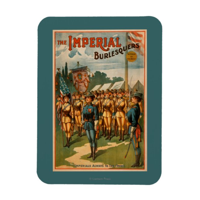 Die kaiserlichen Burlesquers spielen Soldaten Magnet (Vertikal)