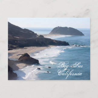Die kalifornische Küste in Big Sur Postkarte