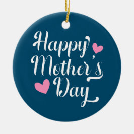 Die Kalligraphie der einfachen glücklichen Mutter  Keramik Ornament