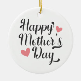Die Kalligraphie der einfachen glücklichen Mutter  Keramik Ornament