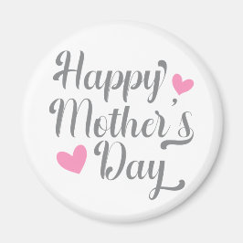 Die Kalligraphie der einfachen glücklichen Mutter  Magnet