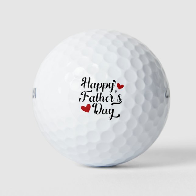 Die Kalligraphie des einfachen glücklichen Vaters  Golfball (Vorderseite)