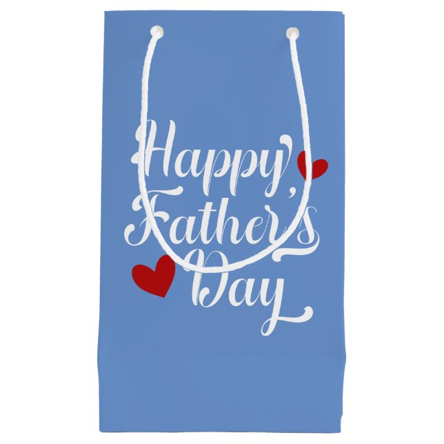 Die Kalligraphie des einfachen glücklichen Vaters  Kleine Geschenktüte (Vorderseite)