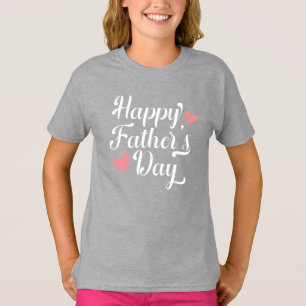 Die Kalligraphie des einfachen glücklichen Vaters T-Shirt