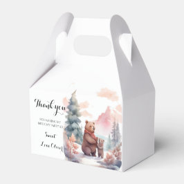 Die kalte Outdoor-Winterwaldbärendusche Geschenkschachtel