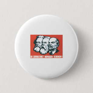 Die kalter Kriegs-Sowjetunions-Propaganda-Plakate Button