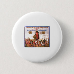 Die kalter Kriegs-Sowjetunions-Propaganda-Plakate Button