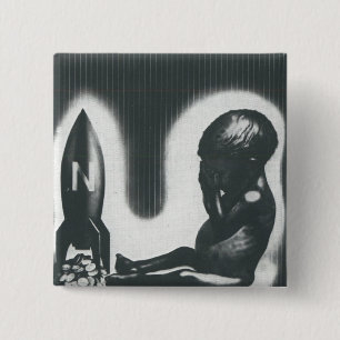 Die kalter Kriegs-Sowjetunions-Propaganda-Plakate Button