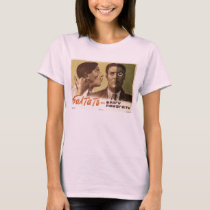 Die kalter Kriegs-Sowjetunions-Propaganda-Plakate T-Shirt