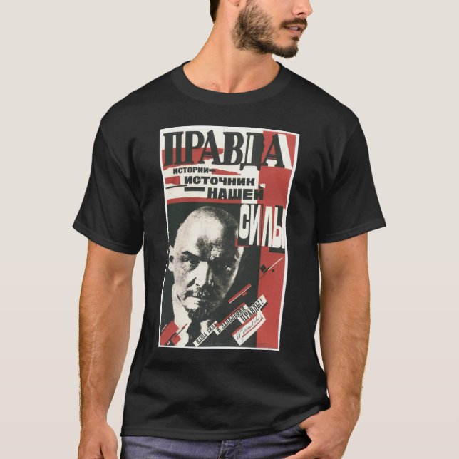 Die kalter Kriegs-Sowjetunions-Propaganda-Plakate T-Shirt (Vorderseite)