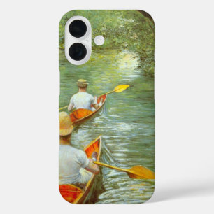 Die Kanus, Perissoires von Gustave Caillebotte iPhone 16 Hülle