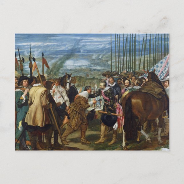 Die Kapitulation Bredas, 1625, c.1635 Postkarte (Vorderseite)