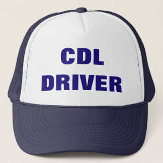Die Kappe DES CDL FAHRER-Fernlastfahrers