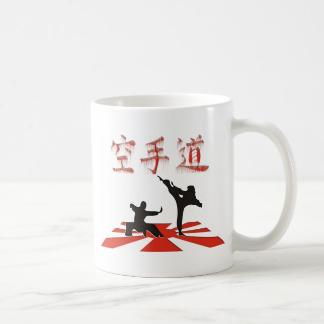 Die Karate-Perspektive Kaffeetasse (Rechts)