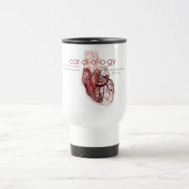 Die Kardiologie-Definitions-Reise-Kaffee-Tasse Reisebecher