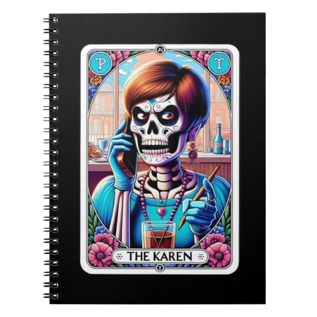 Die Karen Tarot Card Notebook Collection Notizblock (Vorderseite)