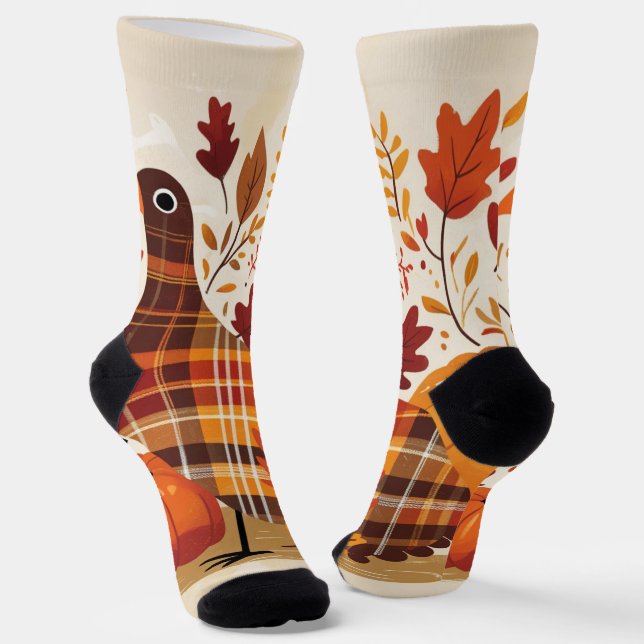 Die Karierte Türkei Waltz Socken (Gewinkelt)