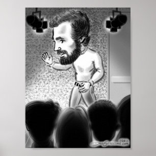 Die Karikatur-Druck 13a der Norm Poster