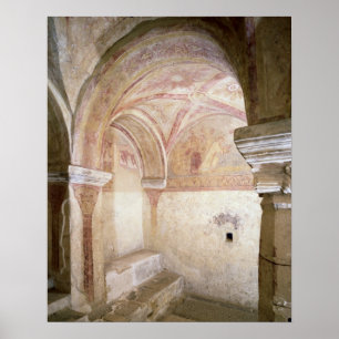 Die karolingischen Fresken in der inneren Krypta Poster