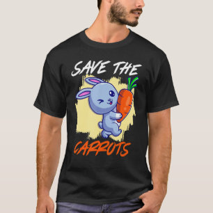 Die Karotte rette die Pflanzkarotten der Bunnies. T-Shirt