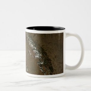 Die Karpatenberge Zweifarbige Tasse