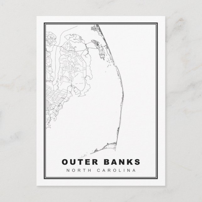 Die Karte der äußeren Banken (Vorderseite)