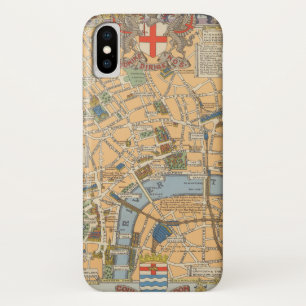 Die Karte der Kinder von London, England Case-Mate iPhone Hülle